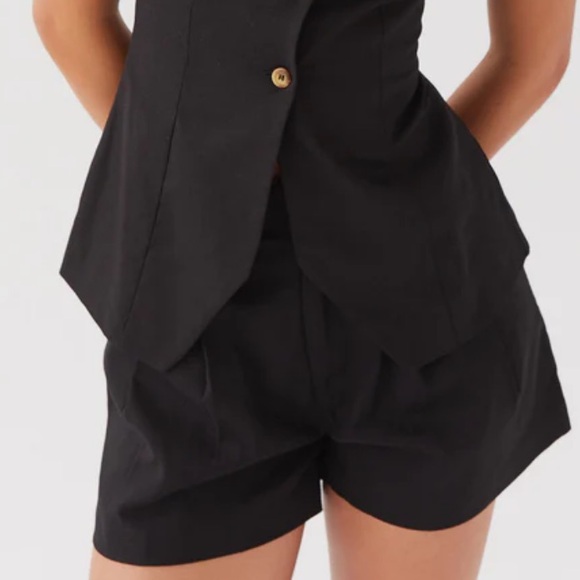 Peppermayo - High Waist Black Shorts - Picture 3 of 7